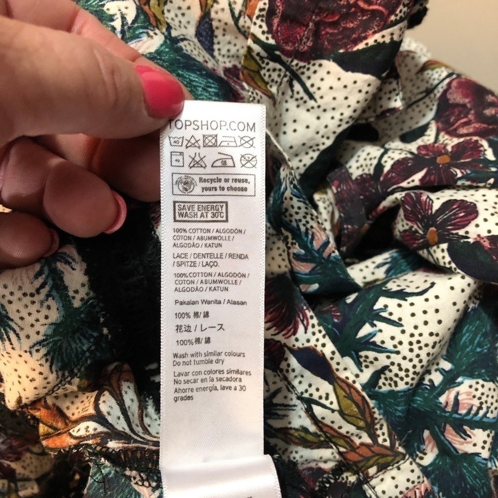 Top Shop Corset Feature Blouse Size 4 - Picture 3 of 5